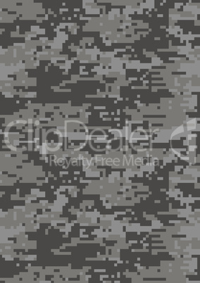 Digital dark grey military camouflage texture background