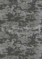 Digital dark grey military camouflage texture background