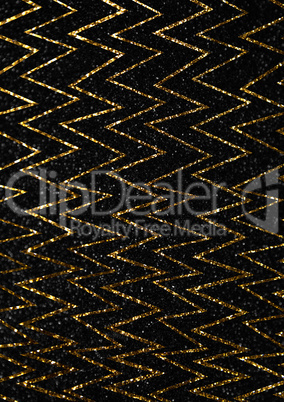 Crumped black paper background with flashing lightning pattern