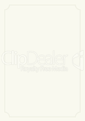 Light beige classic paper background with simple retro border
