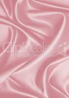 Pink fabric textured silk textile background with fold shadow