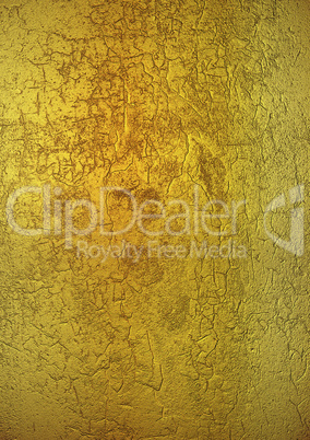 Vertical golden blank textured metallic paper background