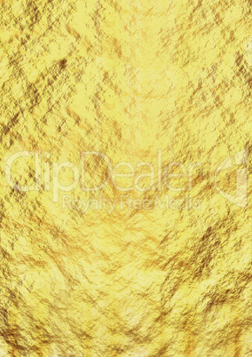 Vertical golden blank textured metallic paper background