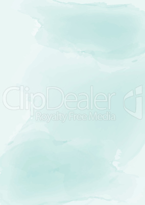 Vertical abstract pastel green watercolor paper background