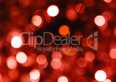 Christmas red bokeh glittering bright abstract background