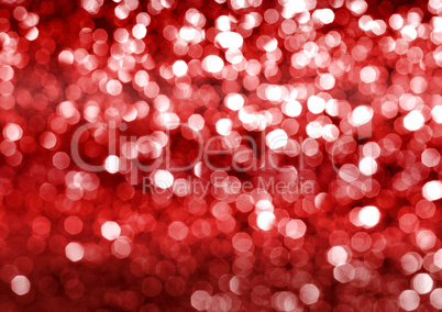 Christmas red bokeh glittering bright abstract background