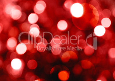 Christmas red bokeh glittering bright abstract background