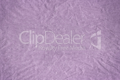 Purple blank crumpled and grungy textured paper background