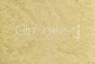 Yellow blank crumpled and grungy textured paper background