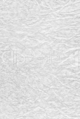 White blank crumpled and grungy textured paper background