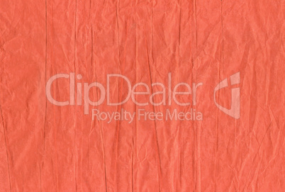 Red blank crumpled and grungy textured paper background