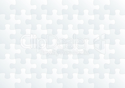 Horizontal white empty puzzle game background