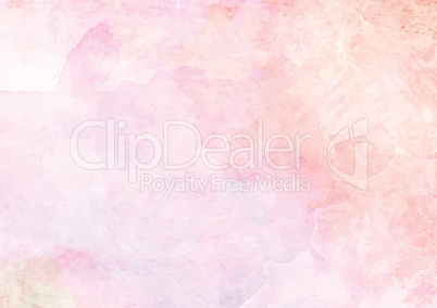 Pastel pink watercolor ink brush paper background