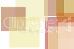 Abstract brown yellow squares illustration background