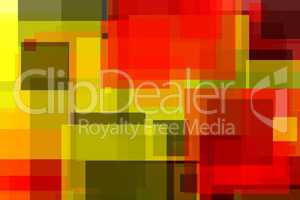 Abstract yellow red grey squares illustration background