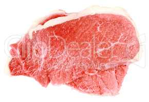fresh meat isolated on white