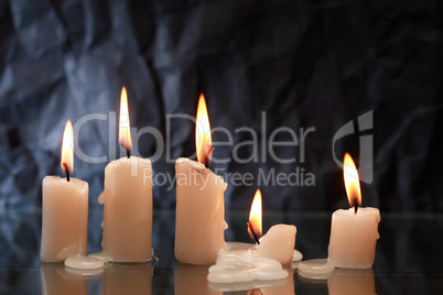 Candles On Dark