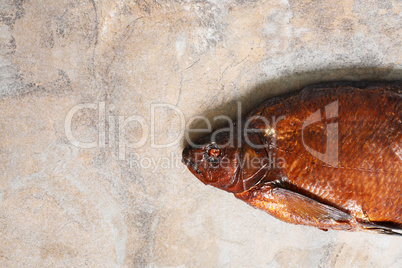 Smoked Fish Closeup