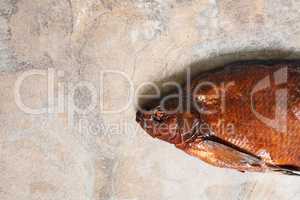 Smoked Fish Closeup