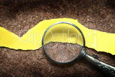 Magnifying Glass And Paper
