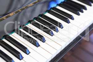 Piano Keyboard Closeup