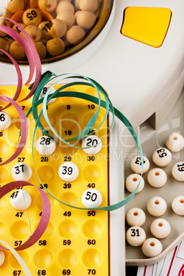 Bingo game details.