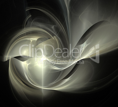 image of one Digital Fractal on Black Color image of one Digital Fractal on Black Color