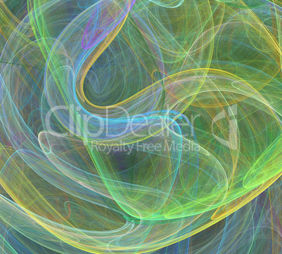 image of one Digital Fractal on Black Color image of one Digital Fractal on Black Color