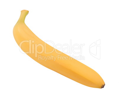 raw Yellow Banana Isolated