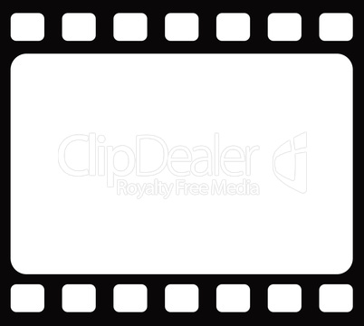 Seamless blank tranitional retro film frame template background