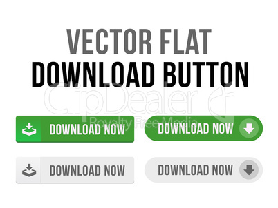 Download Now mobile, tablet and mobile interface flat vector but