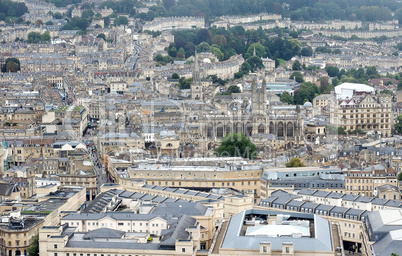 Aerial view of Bath