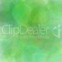 Abstract green circles illustration background