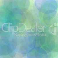 Abstract blue green circles illustration background