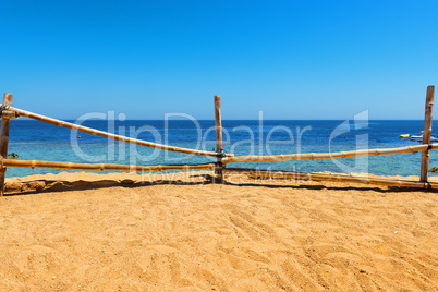 Sandy beach in egyptian