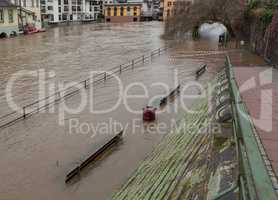 Überflutetes Straßburg