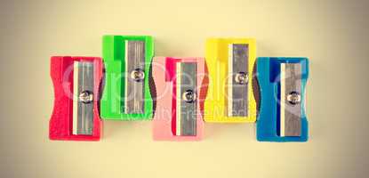 Sharpener colors. Vintage.