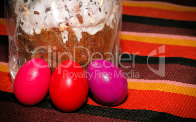 Easter eggs and Easter cakes