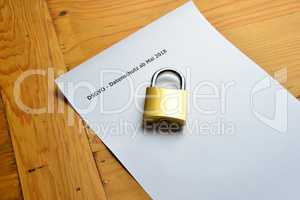 Datenschutz Sicherheit Schloß im Internet