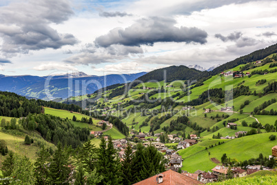 Valley Villnoess in South Tyrol