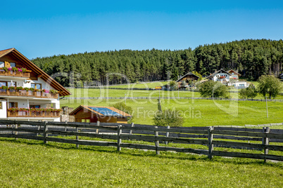 Landscape around Ritten in South Tyrol