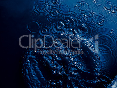 grunge dark black water texture background