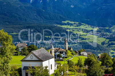 Landscape around Ritten in South Tyrol