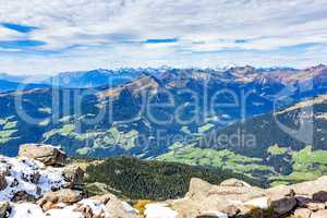 View from Astjoch in South Tyrol