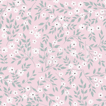 Floral seamless pattern. Flourish garden background. Spring flowers