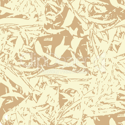 Abstract floral seamless pattern. Leaves foliage texture