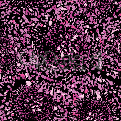 Chaotic blot sealess pattern. Floral dot texture, flower petal spot