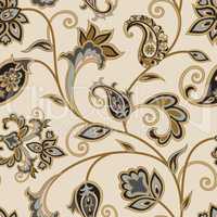 Floral seamless pattern. Flower background. Floral tile ornament