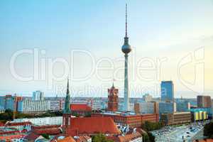 Aerial overview of Berlin