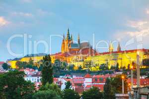 Overview of Prague, Czech Republic